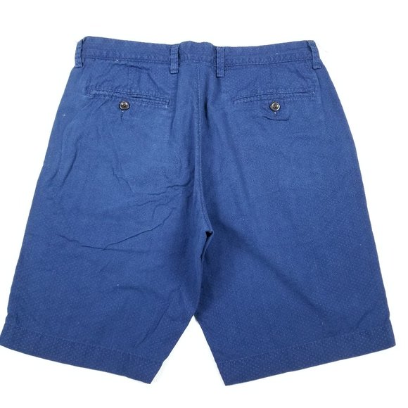 J. Crew Club Shorts Size 32 Flat Front in Navy 11" Length Preppy Casual - Picture 2 of 7